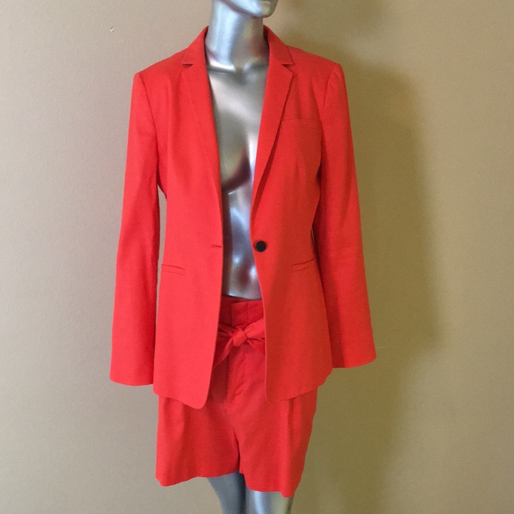 Banana Republic Coral Tailored Blazer & Shorts Suit